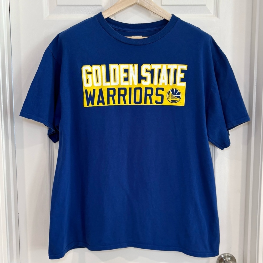 Majestic NBA Golden State Warriors Steph Curry 30 Short Sleeve Tee Shirt Men XL